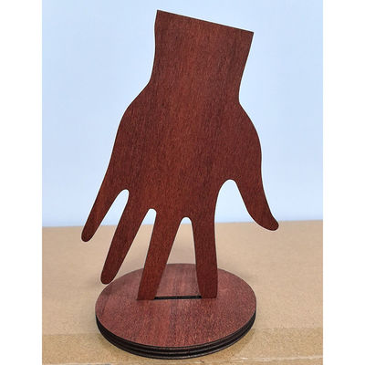 Ornamenti in legno di artigianato Anello di esposizione Stand Il modo perfetto per mostrare i vostri anelli