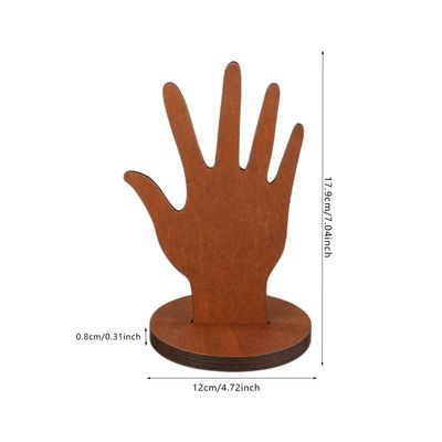 Ornamenti in legno di artigianato Anello di esposizione Stand Il modo perfetto per mostrare i vostri anelli