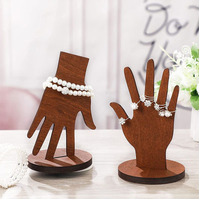 Ornamenti in legno di artigianato Anello di esposizione Stand Il modo perfetto per mostrare i vostri anelli