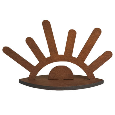 Tenitore di anello in legno Stand gioielli creativi Display per ornamenti Pacchetto regalo incluso