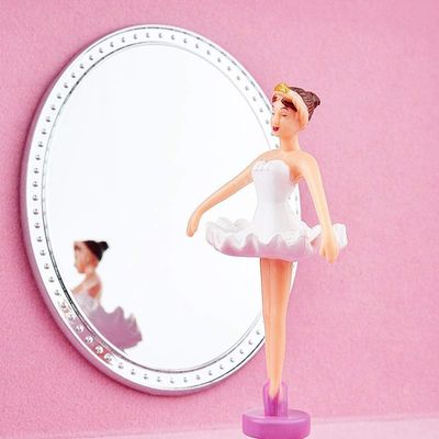 Pacchetto regalo Custom Princess MDF Rosa Ballerina Tema Musicale Gioielleria Scatola per Ragazze