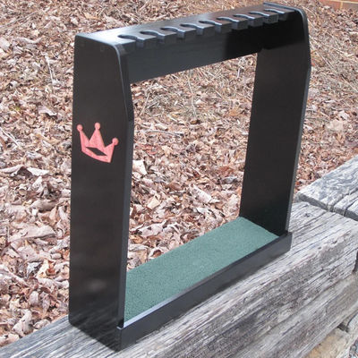 Pavimento in legno finito in nero o scaffale a parete Ideale per esposizione di club da golf Scotty Cameron Rare