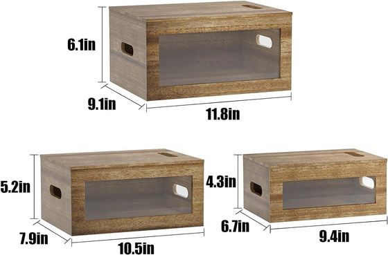 Mantenete la cucina pulita e ordinata con questo contenitore di aglio acrilico trasparente per finestre