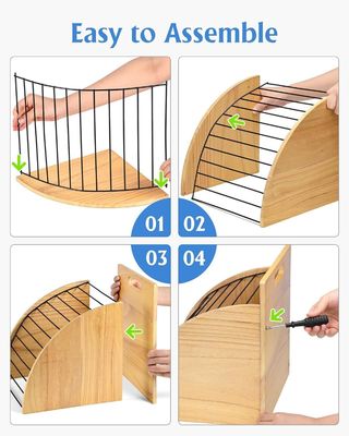 Organizzatore di cartellone in legno multifunzione per classe e ufficio