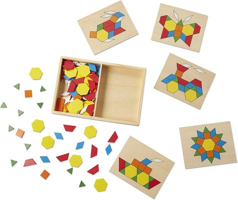 ISO9001 2008 FSCI BSCI Certificato Legno Arcobaleno Blocco di costruzione Set per l'istruzione precoce