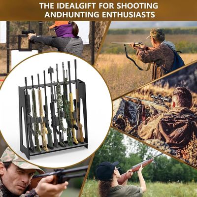 Tenitori di magazzino scaffalature bagno Verticale Display Shotgun Stand per la casa o il cassaforte garage