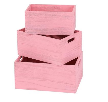 Set di deposito in legno artigianale per verdure e frutta da pane