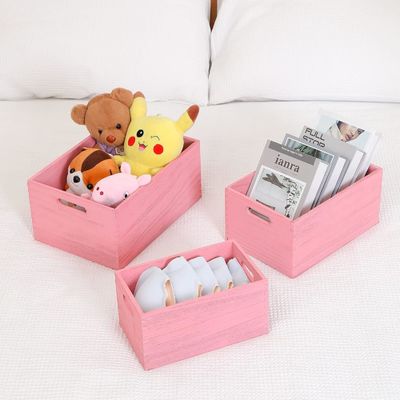 Set di deposito in legno artigianale per verdure e frutta da pane