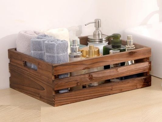 Decorazione per la casa Set personalizzato di 3 pallet in cassa di legno con tecnica dipinta