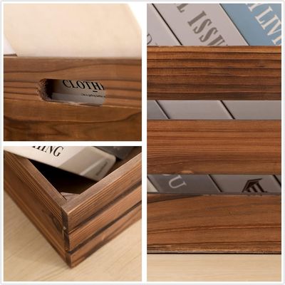 Decorazione per la casa Set personalizzato di 3 pallet in cassa di legno con tecnica dipinta