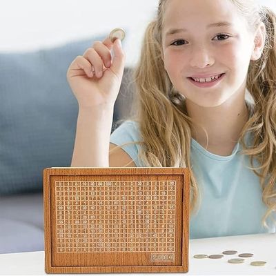 Un porcellino di legno con un contatore Un modo divertente e funzionale per raggiungere i tuoi obiettivi di risparmio