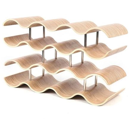 4 strati ripiano in legno massello personalizzato per facile installazione