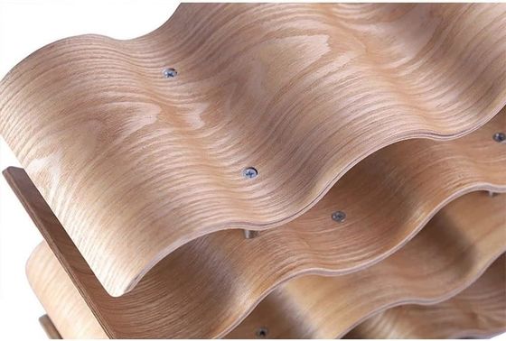 4 strati ripiano in legno massello personalizzato per facile installazione