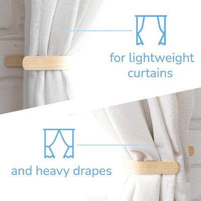 Set di 2 cortine in legno per l'anniversario