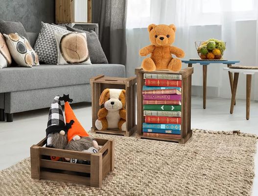 Decorazione della casa Caste in legno con manico in grigio marrone o colore personalizzato