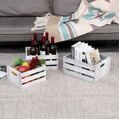 Decorazione della casa Caste in legno con manico in grigio marrone o colore personalizzato