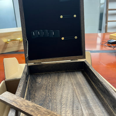 Ordine su misura scatola di verniciatura in legno di paolownia multifunzione con deposito prezzo competitivo