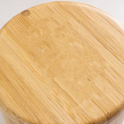 Scatola di stoccaggio per cantina di sale in bambù multifunzionale con coperchio magnetico fatta a mano