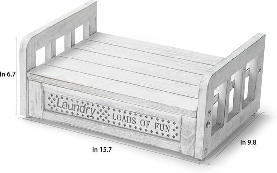 Trasforma la lavanderia con questo porta detersivi in legno e uno scaffale