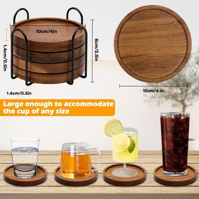 Logo personalizzato Acceptabile Drink Coasters per i tappeti da tavolo Pads Table Decoratio