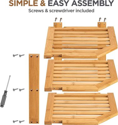 Organizzatore di scaffali in legno da cucina per scaffali da armadio