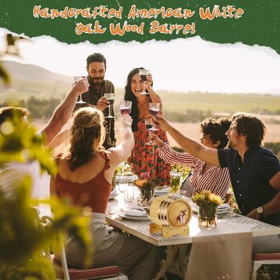 Dispensatore di cocktail in botti di whisky per liquori e alcolici d'epoca