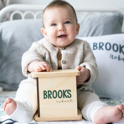 Banca di monete personalizzata in legno per bambini OEM ODM Acceptato Materiale di bambù eco-compatibile