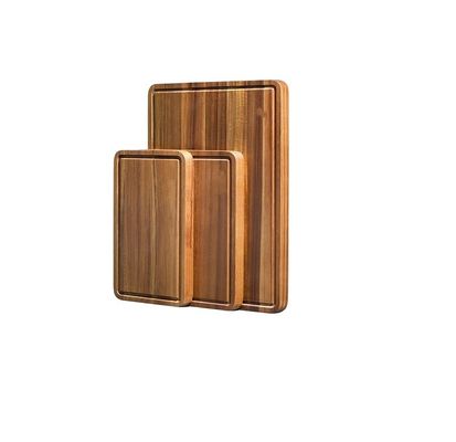 17x12 12x10 12x7 Pollici Spessore di Legno Tavolo da taglio Set di 3 con maniglie e liquido scanalatore