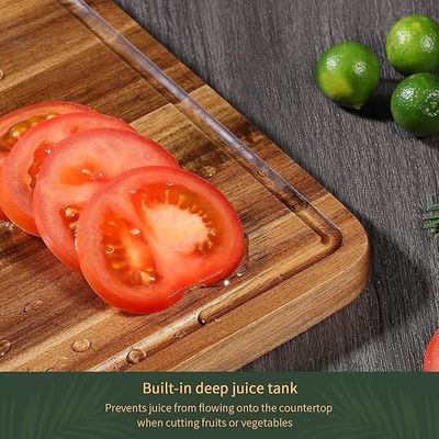 17x12 12x10 12x7 Pollici Spessore di Legno Tavolo da taglio Set di 3 con maniglie e liquido scanalatore