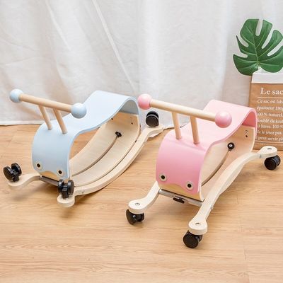 Imballaggio postale Y Bambino di legno Cavallo Montessori Attività educativa per bambini piccoli