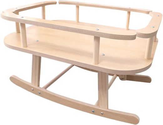 Timber Letto per gatti e cani di legno portatile letto elevato per animali da compagnia sedia a dondolo per il relax