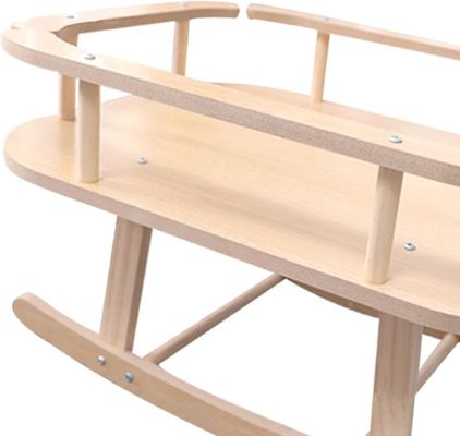 Timber Letto per gatti e cani di legno portatile letto elevato per animali da compagnia sedia a dondolo per il relax
