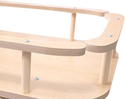 Timber Letto per gatti e cani di legno portatile letto elevato per animali da compagnia sedia a dondolo per il relax