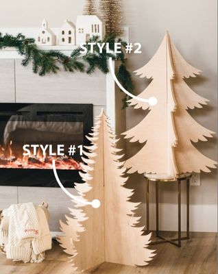 Vantaggio di grande quantità 202407 Decorazioni di Natale Alberi di legno Custom