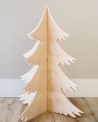Vantaggio di grande quantità 202407 Decorazioni di Natale Alberi di legno Custom