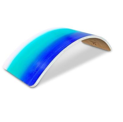 Logo personalizzato Wood Wobble Board Set di 2 per adulti in palestra e surf gioco Montessori