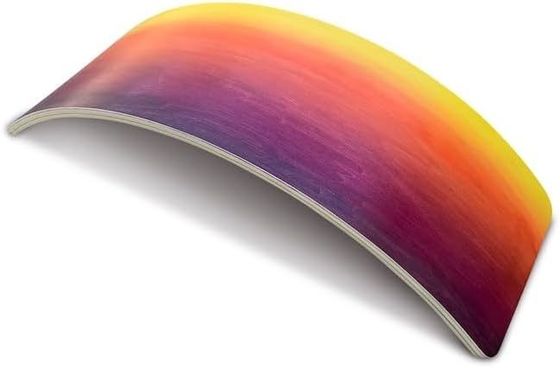 Logo personalizzato Wood Wobble Board Set di 2 per adulti in palestra e surf gioco Montessori