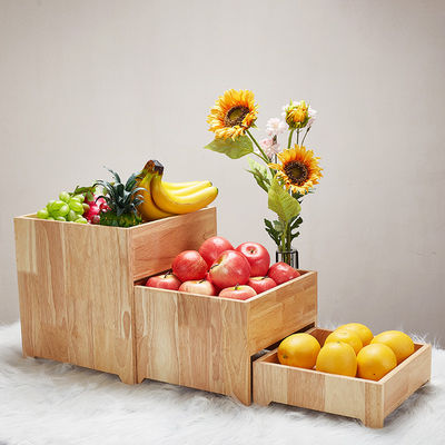 Accettato OEM ODM 25x39cm Oak Wood Biscuit Cake Dessert Stand per l'ora del tè pomeridiano