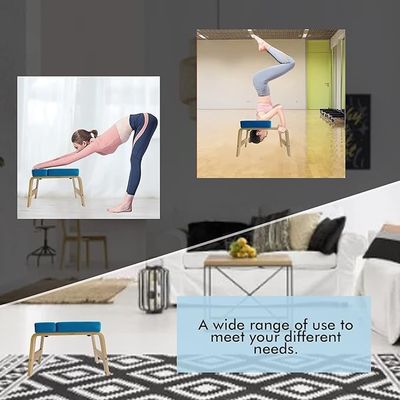 Sedile da yoga in legno massello per l'allenamento efficace della forza e dell'equilibrio