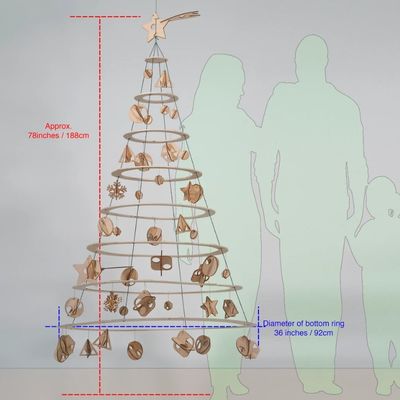 Crea un'atmosfera festiva con il nostro Alberello in legno