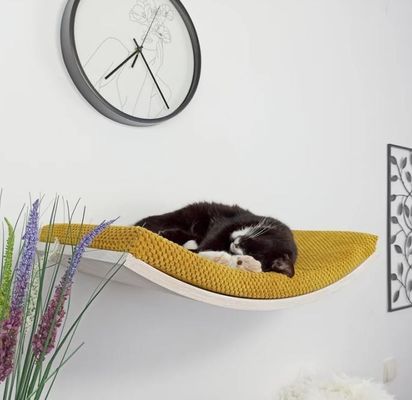 Casa Arredamento Mensola di legno Perch Dormitorio con cuscino morbido per bambini e bambini
