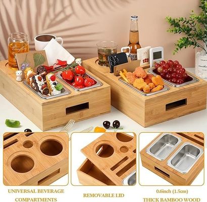 Confezione regalo Copo e portabevande con porta snack per il divano