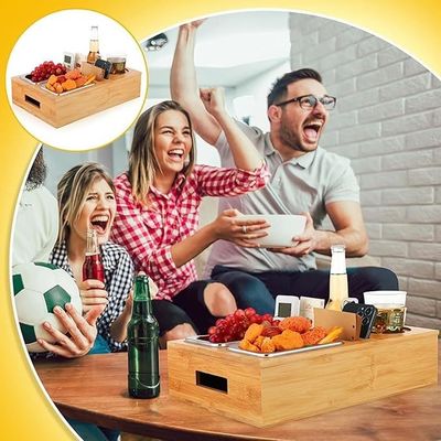 Confezione regalo Copo e portabevande con porta snack per il divano