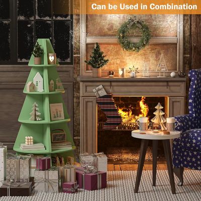 Stile di progettazione Ripiani d'angolo alti moderni per bambini 5 Livello albero Ripiano d'angolo