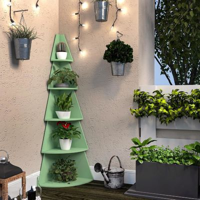 Stile di progettazione Ripiani d'angolo alti moderni per bambini 5 Livello albero Ripiano d'angolo