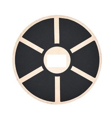 15.55 pollici di diametro Fitness anti-slip di legno oscillante bilanciere con 360 rotazione