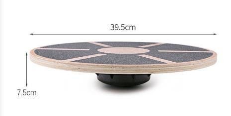 15.55 pollici di diametro Fitness anti-slip di legno oscillante bilanciere con 360 rotazione