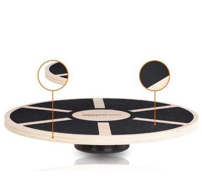 15.55 pollici di diametro Fitness anti-slip di legno oscillante bilanciere con 360 rotazione