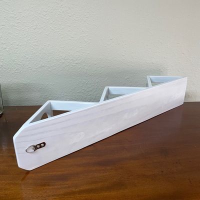 Succulente o orto di erbe Piantatore a parete di legno in bianco con logo personalizzato accettabile