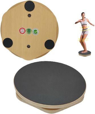 Stile rustico Tavola di bilanciamento in legno da 12 pollici Tavola oscillante anti-slip per la decorazione domestica